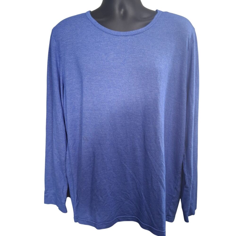 Heatkeep Shirt Men's XL Blue Thermal Long Sleeve Top Casual Wear